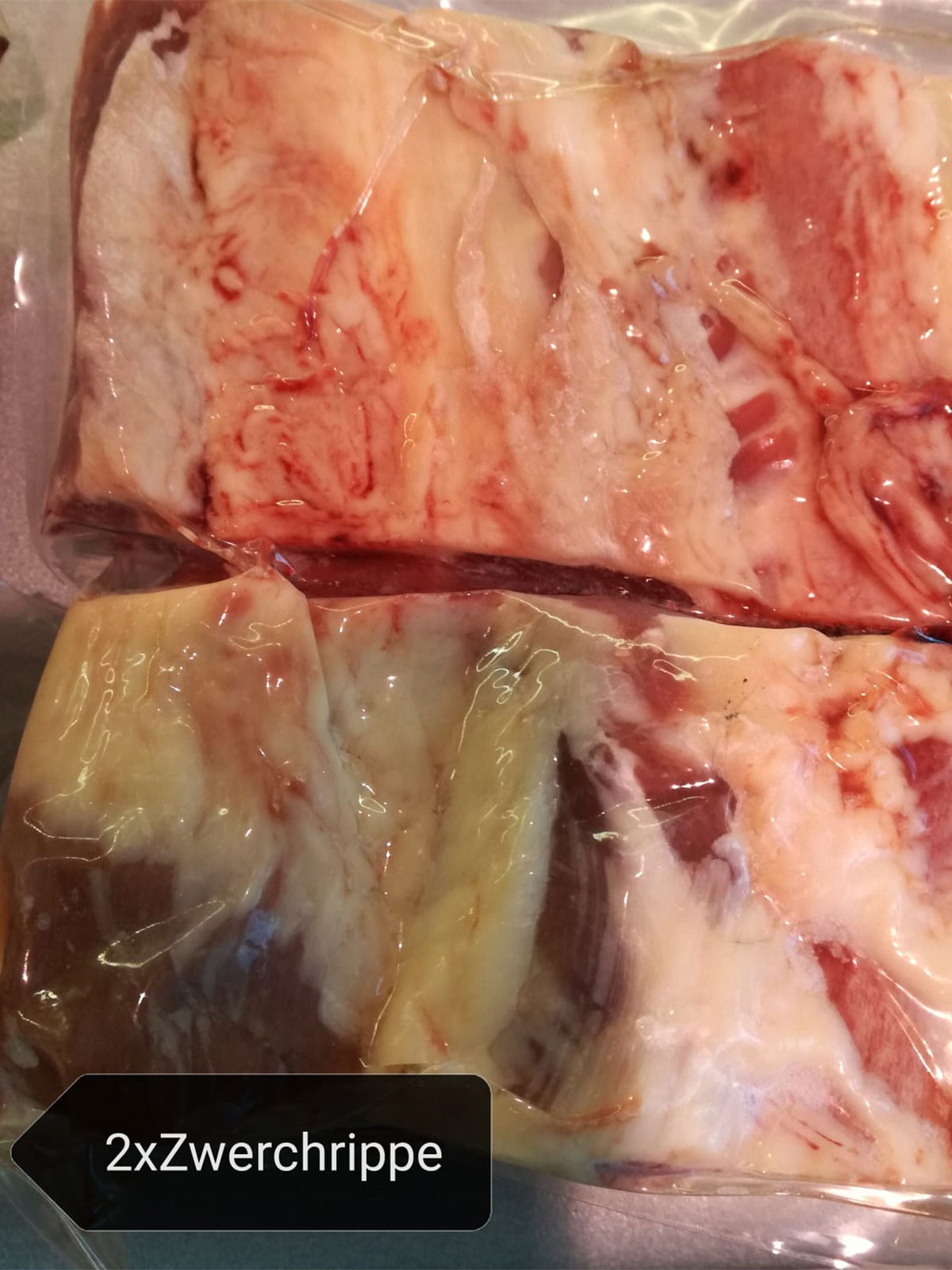 Sonjas Biofleischlaedele Missen Zwerchrippe